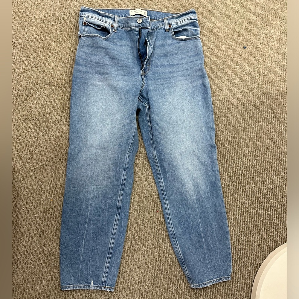 Abercrombie & Fitch High Rise Women Jeans - Light Blue